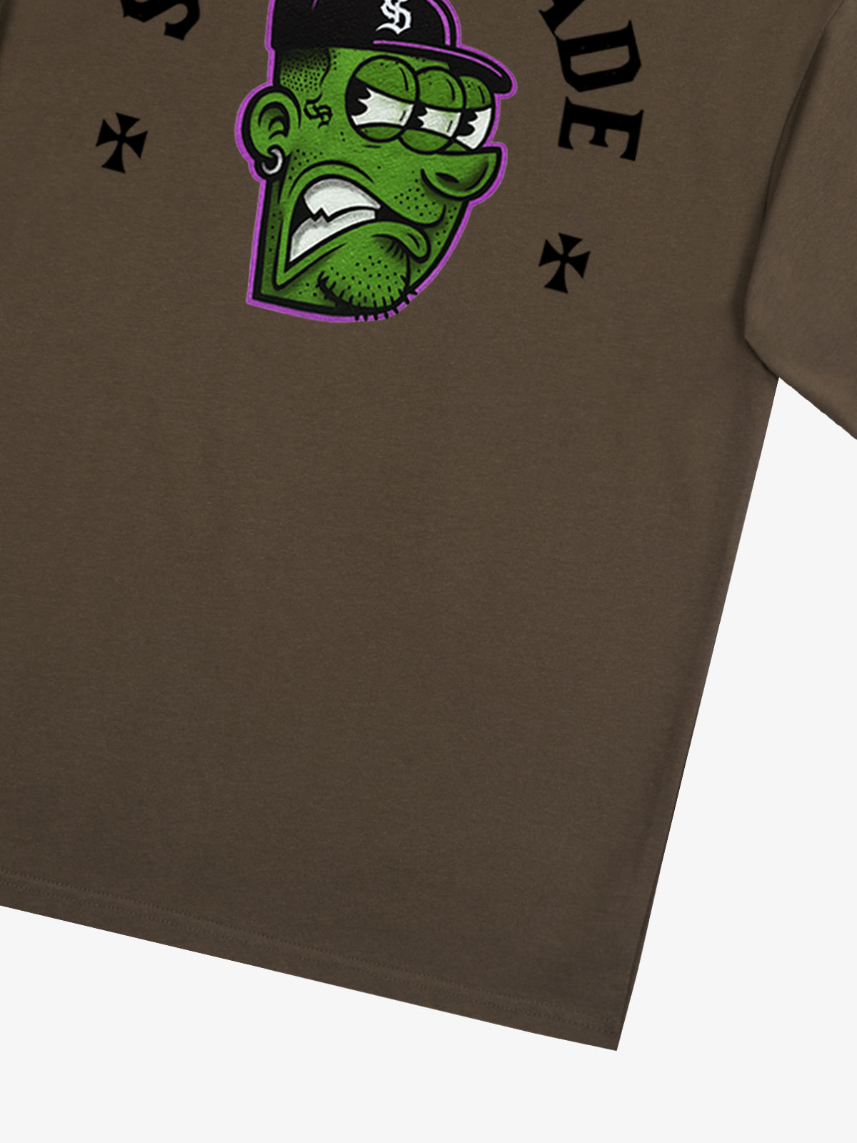 Graphic T-Shirt with Bold Monster Design for Casual Wear 