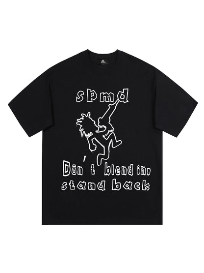 Original SPMD Cartoon Graphic T-Shirt 