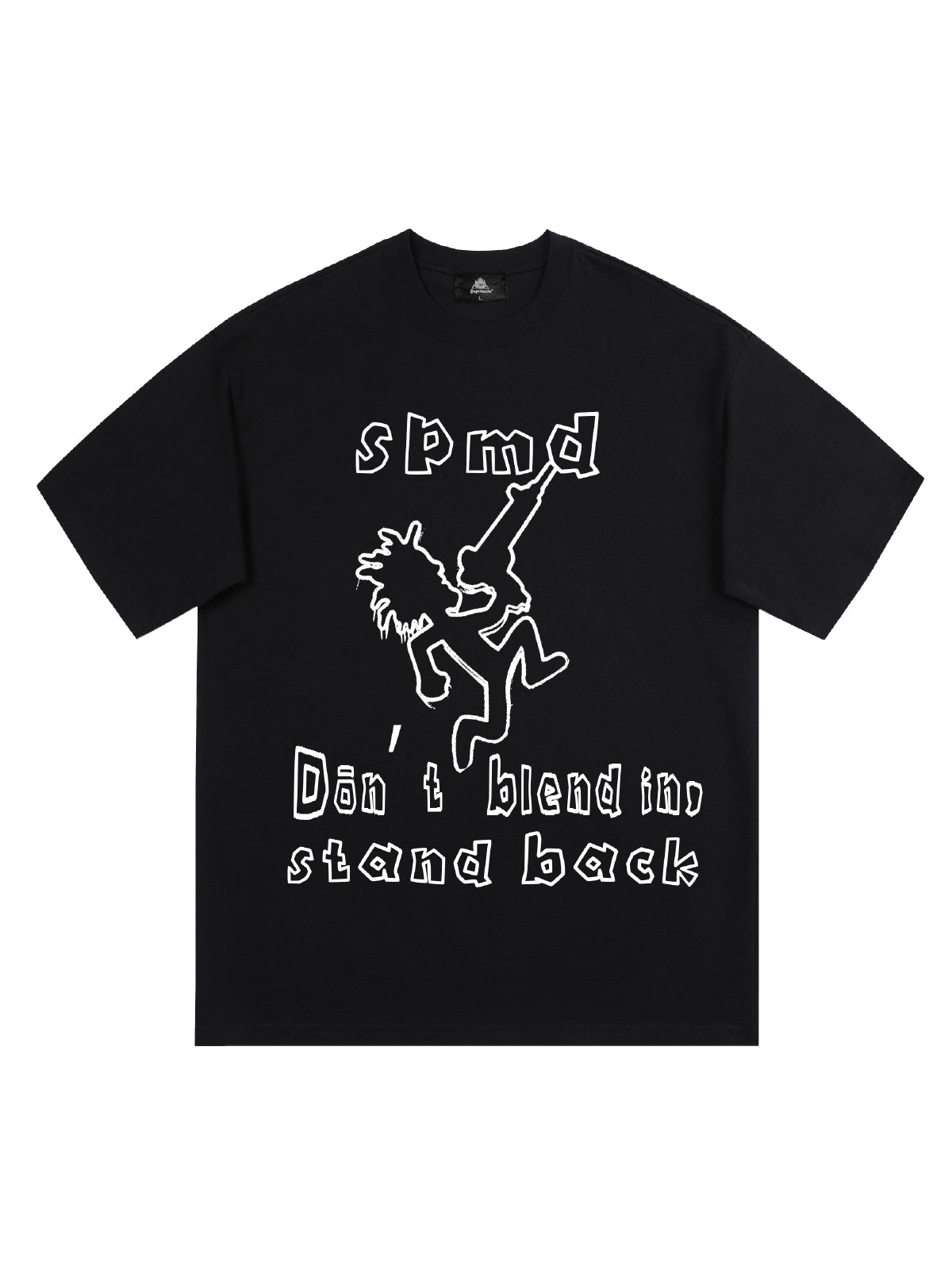 Original SPMD Cartoon Graphic T-Shirt
