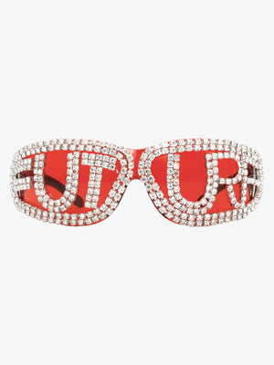 Rhinestone Embellished Sunglasses