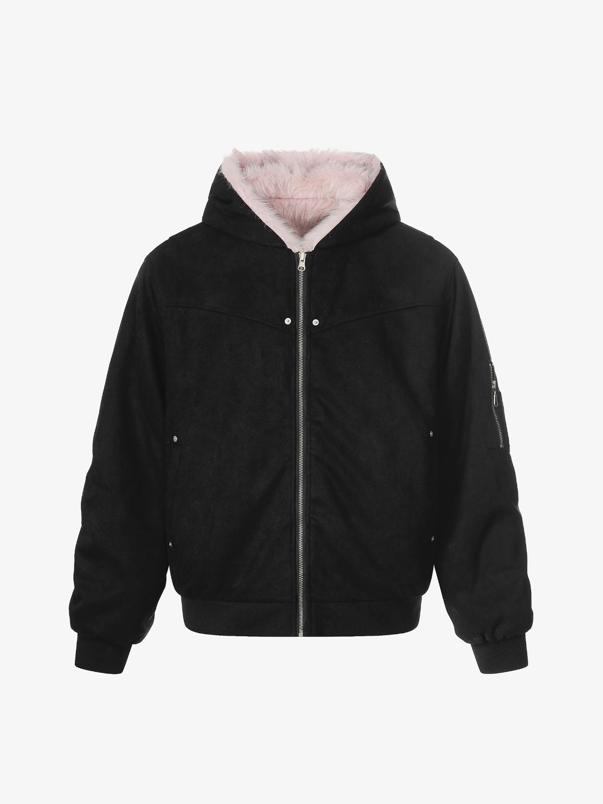 Street Fur Reversible Hooded Jacket - 2493 