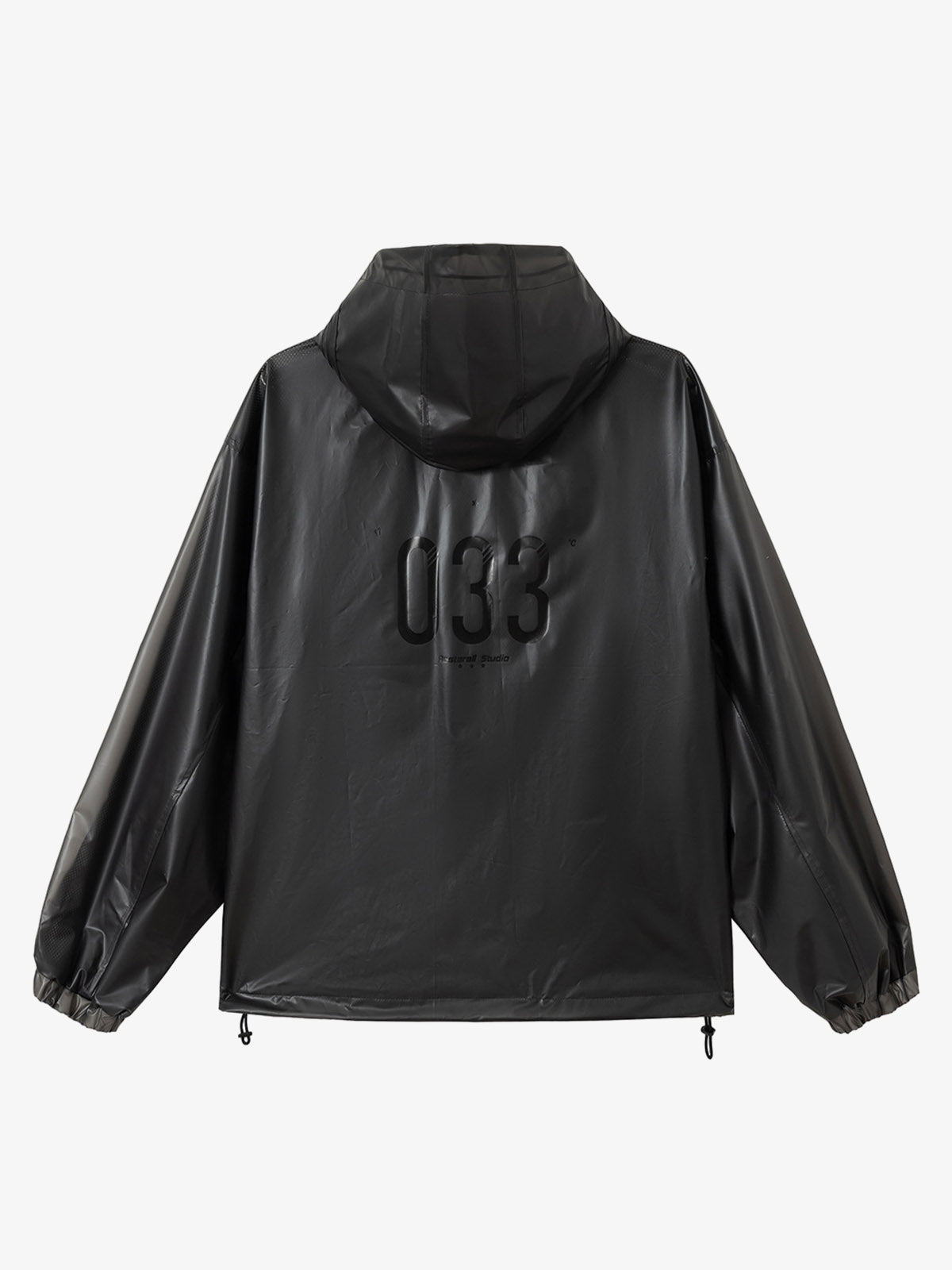 Thesupermade Shiny Functional Waterproof Hooded Jacket 