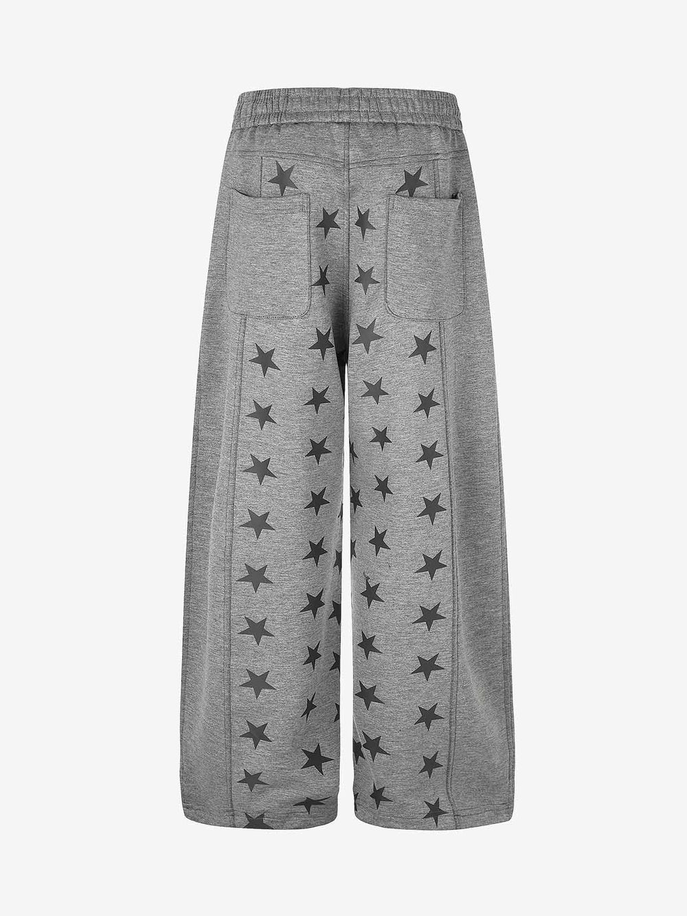 Star Patchwork Graphic Drawstring Sweatpants