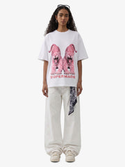 Vintage Pink Leopard Graphic T-Shirt 