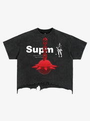 Brushed Distressed Meteor Hammer T-Shirt