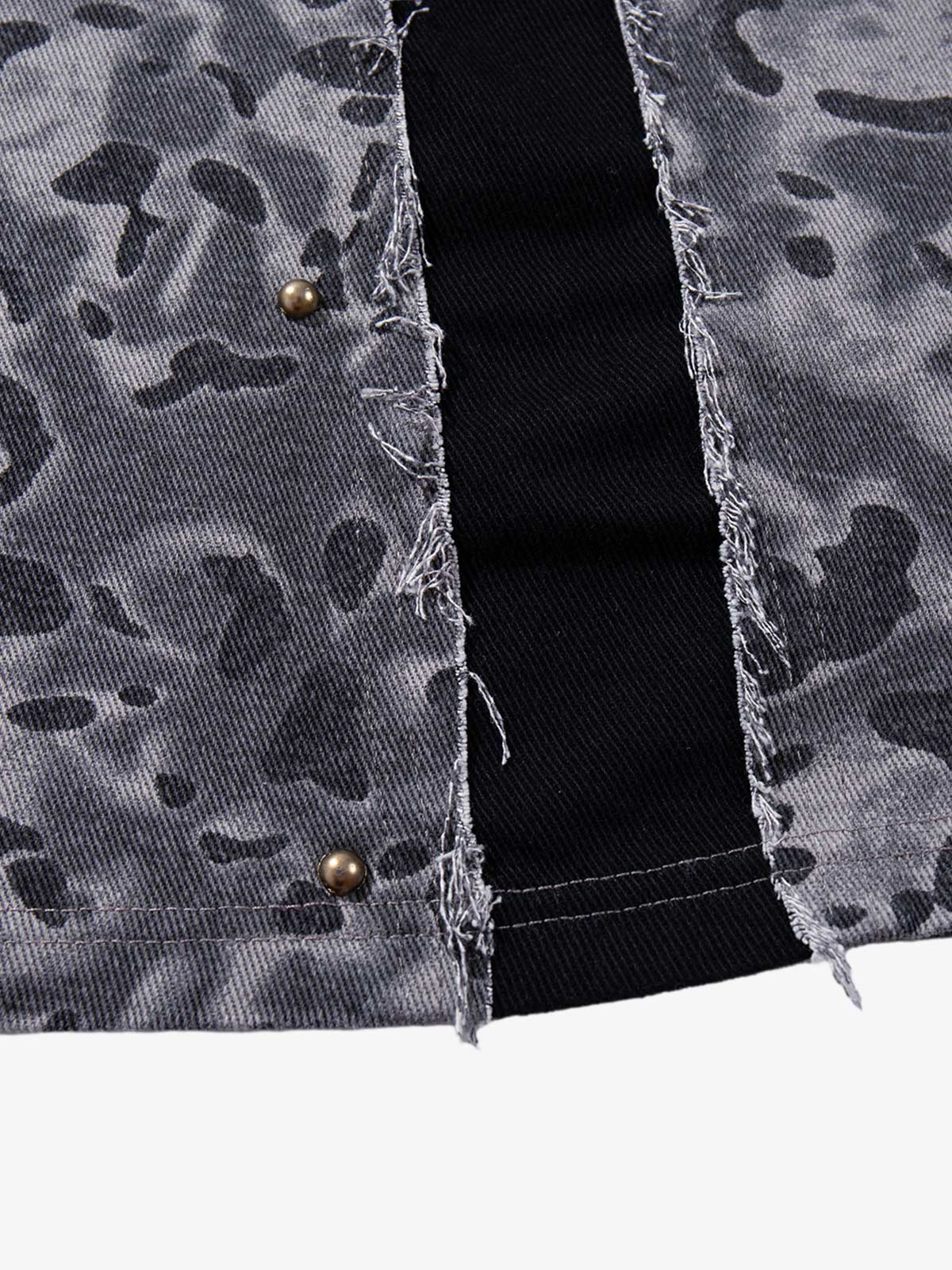 Leopard Patchwork Fur Tee