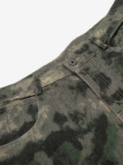 Camo-Print Baggy Cargo Jorts 