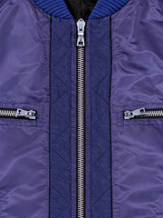 Multi-zipper Scorpion Print Nylon Jacket