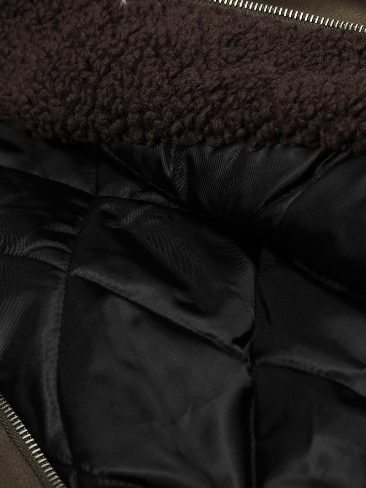 Stylish Brown Bomber Jacket with Faux Fur Collar - Perfect for Casual and Outdoor Wear 