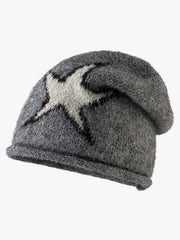Star Pattern Knit Beanie 