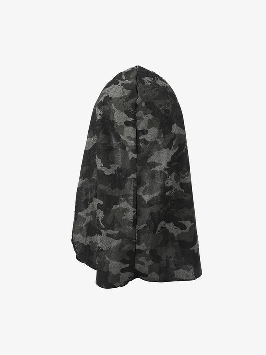 Distressed Denim Scarf with Unique Frayed Edges 