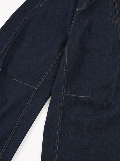 Wide-Leg Denim Trousers with Unique Patchwork Design for Modern Fashionistas 