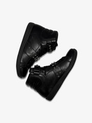 Star Studded Metal High-Top Sneakers
