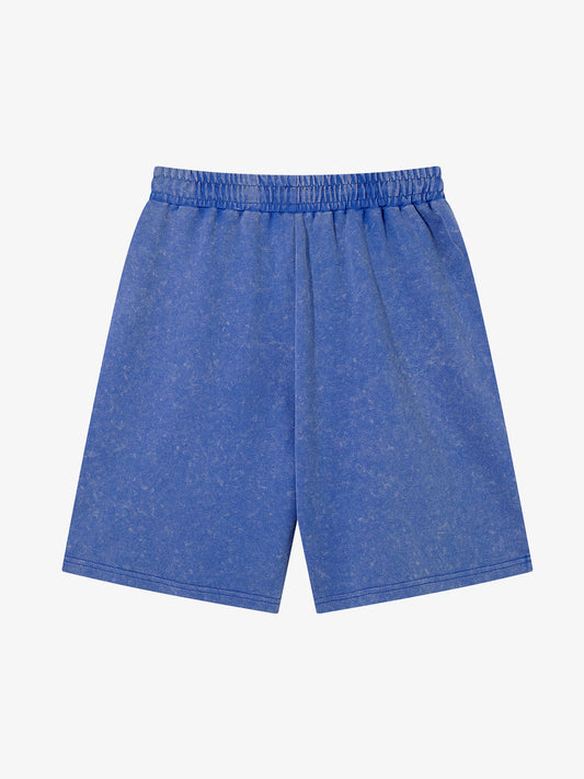 Distressed Skull Rhinestone Shorts