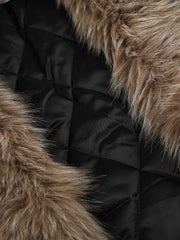 Washed High-Collar Multi-Zip Bomber Coat