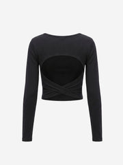 Open-Back Fitted Tee