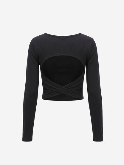Open-Back Fitted Tee