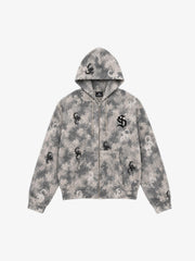 Racing Scorpion Camo Zip-Up Sweatshirt Jacket