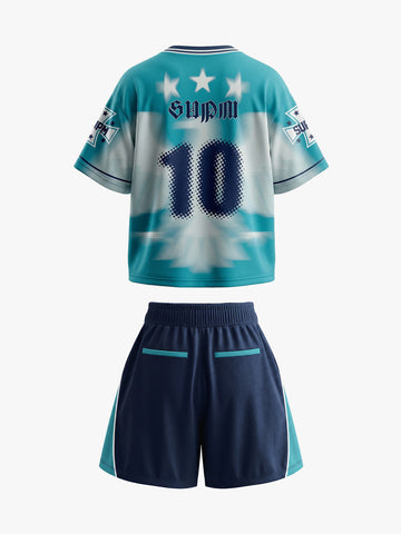 Retro German Imperial Eagle Print Custom Jersey Set