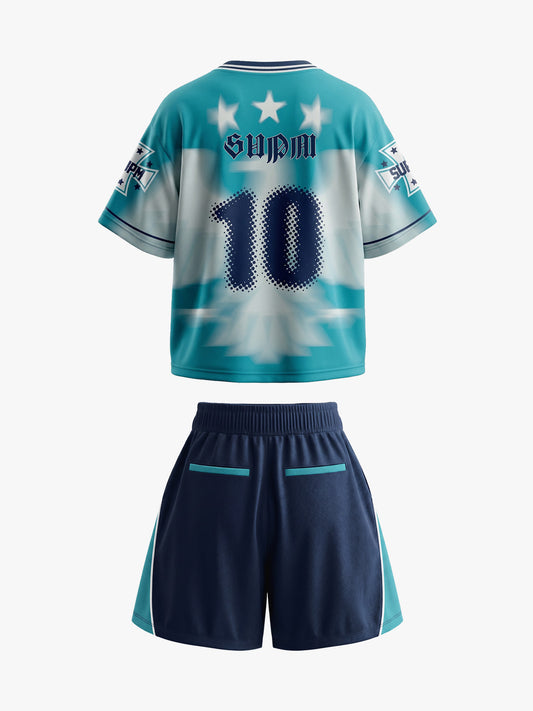 Retro German Imperial Eagle Print Custom Jersey Set