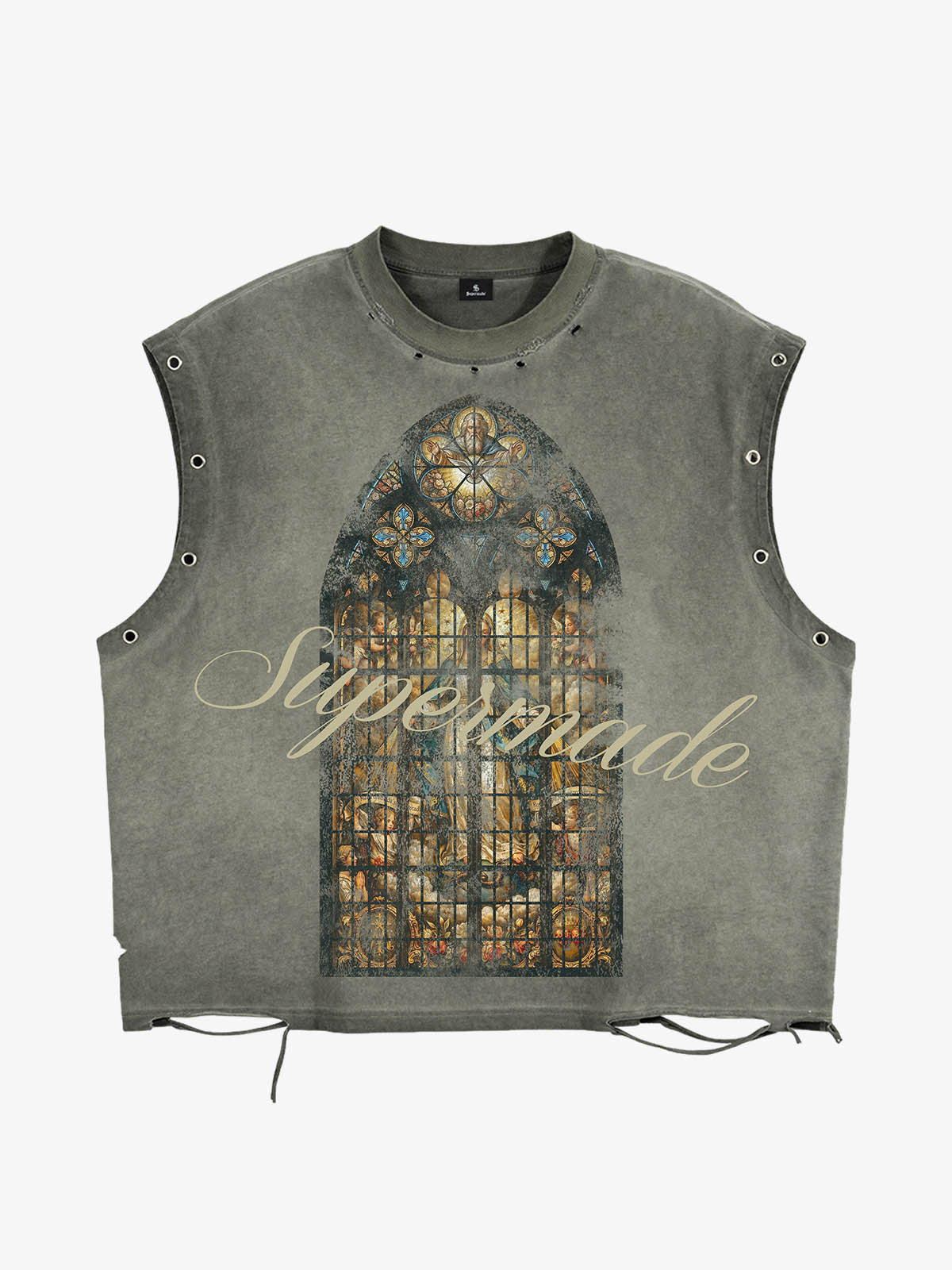 Vintage Cathedral Window Sleeveless T-Shirt 