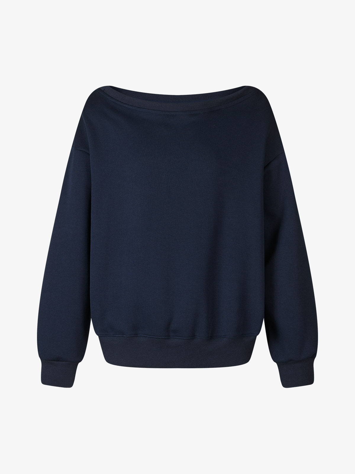 Sequin Wings Off-Shoulder Sweatshirt