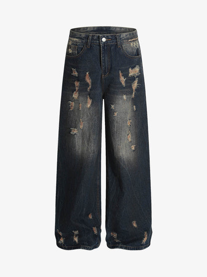 Vintage High Street RO Washed Ripped Jeans 