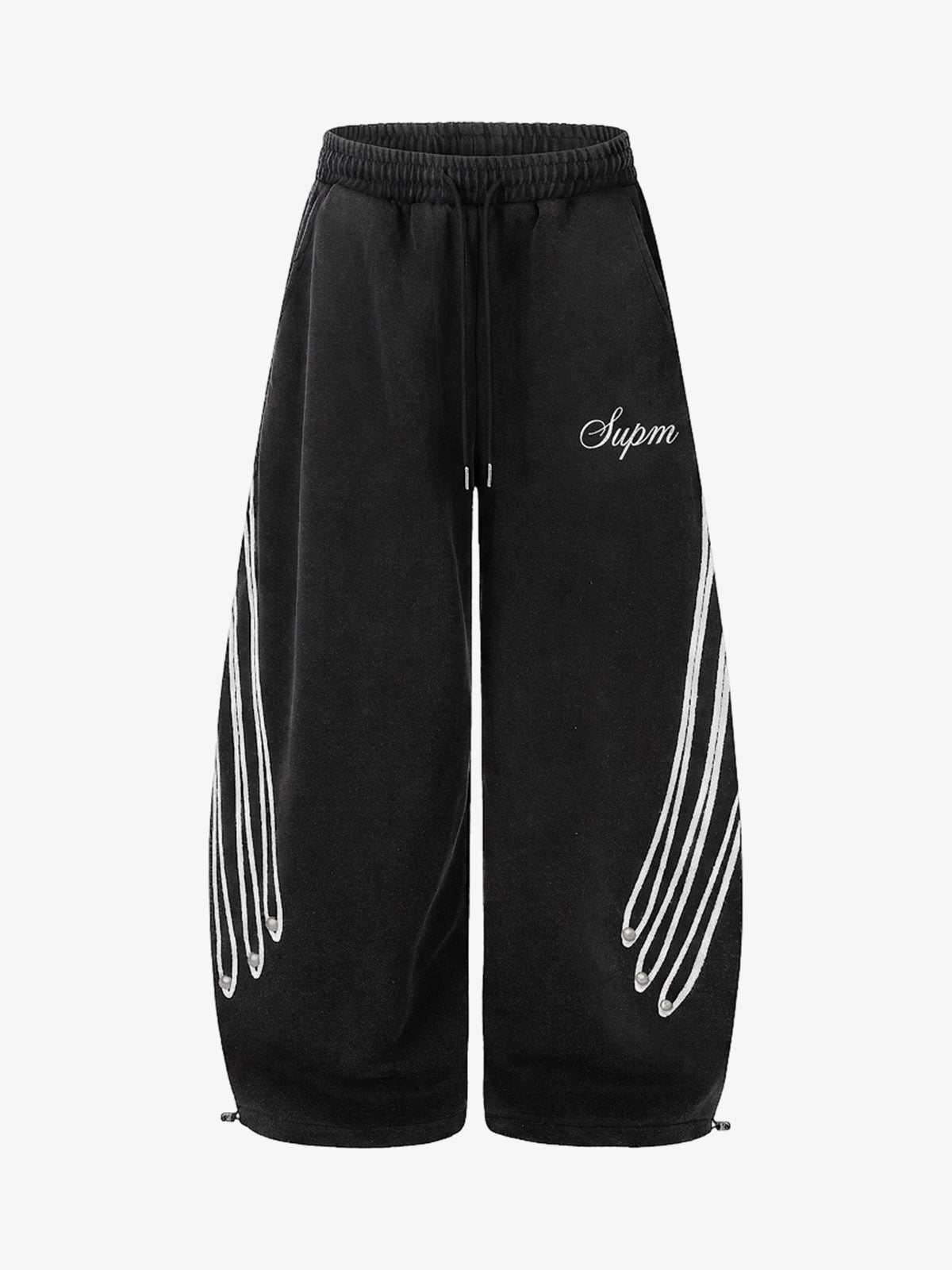 Napoleon Embroidered Baggy Sweatpants