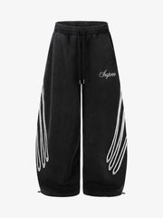 Napoleon Embroidered Baggy Sweatpants