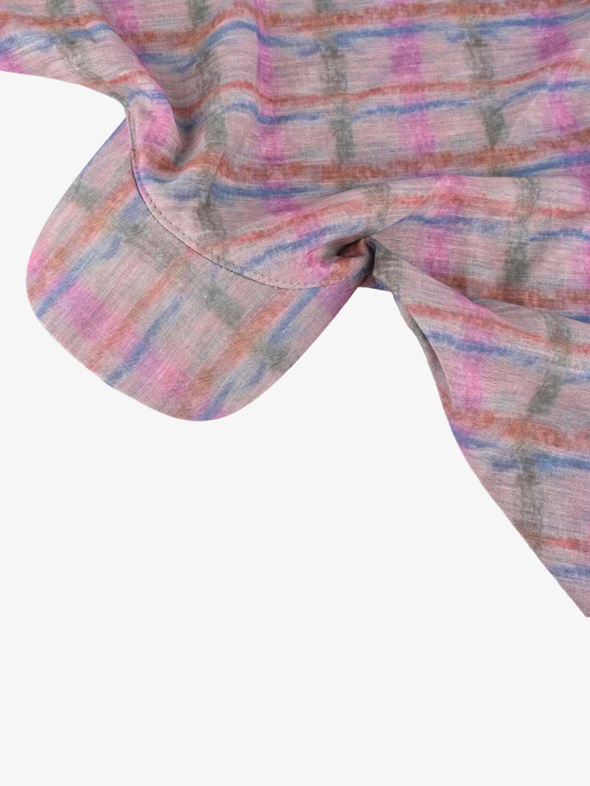 Schnürkappe im Batik-Look