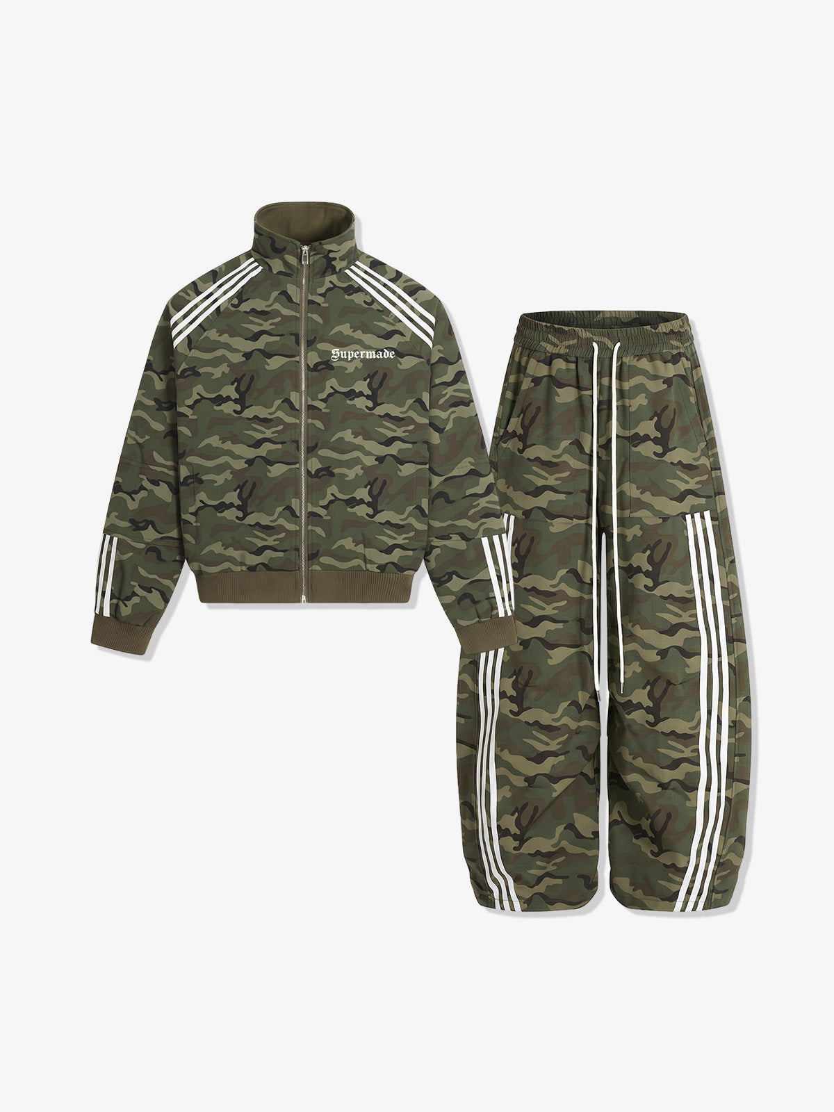 Camo Graphic Stand-Collar Set