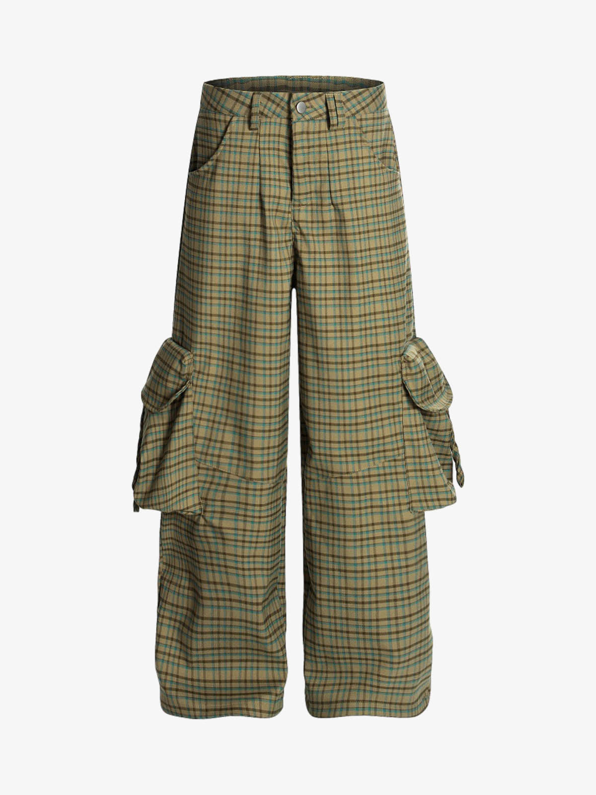 Plaid Drawstring Shorts for Casual Wear 