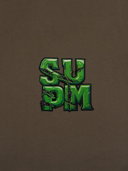 Supermade Street Green Thorn Font T-Shirt 