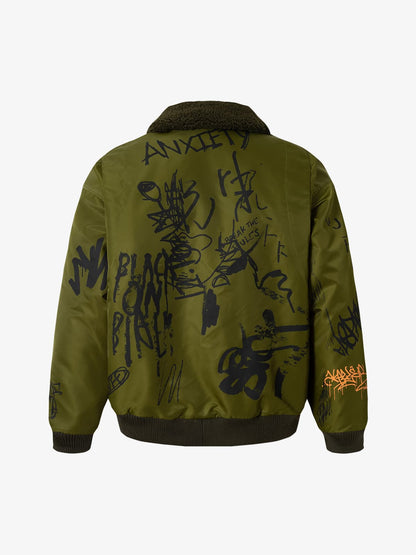 Winter-Ready Corduroy Jacket with Faux Fur Trim for Men 