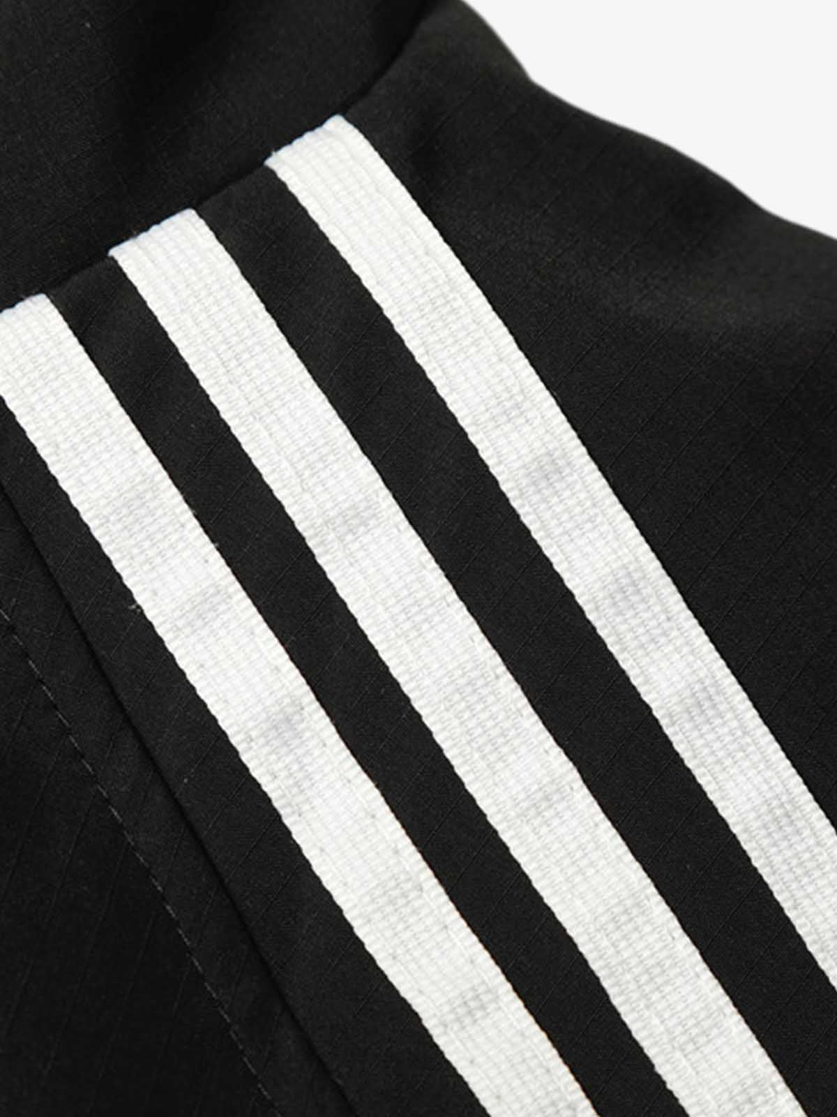 Striped Zip-Up Track Jacket and Wide-Leg Track Pants Set 