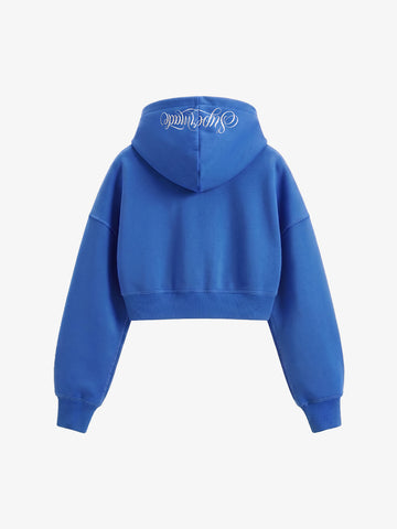 Cotton-Padded Hoodie and Loose Trousers Set