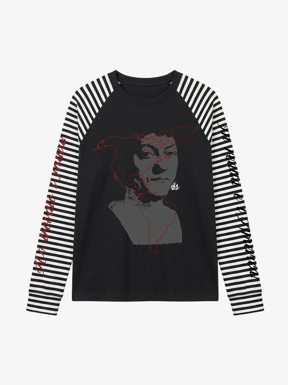 Columbus Graphic Raglan Long Sleeve Tee