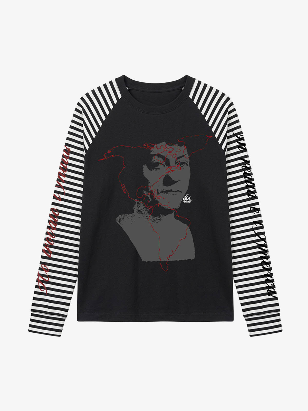 Columbus Graphic Raglan Long Sleeve Tee