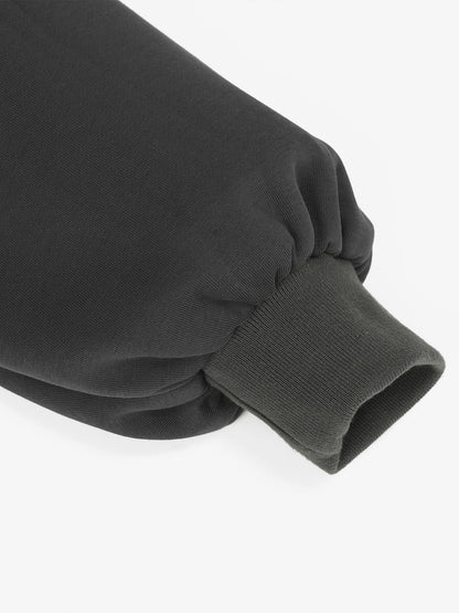 Denim Oversized Jacket with Studs and Faded Wash Design for Streetwear Style 