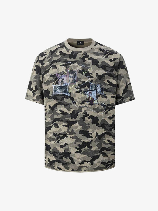 Character Graphic Camo Tee