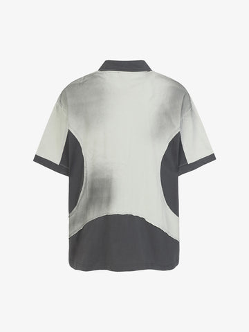 Polo tie-dye déstructuré