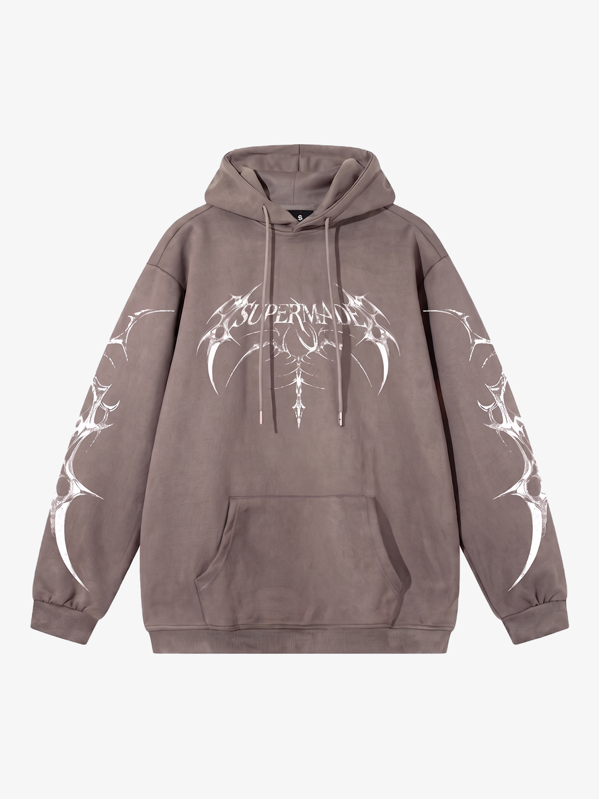 Thorn Letter Graphic Washed Hoodie