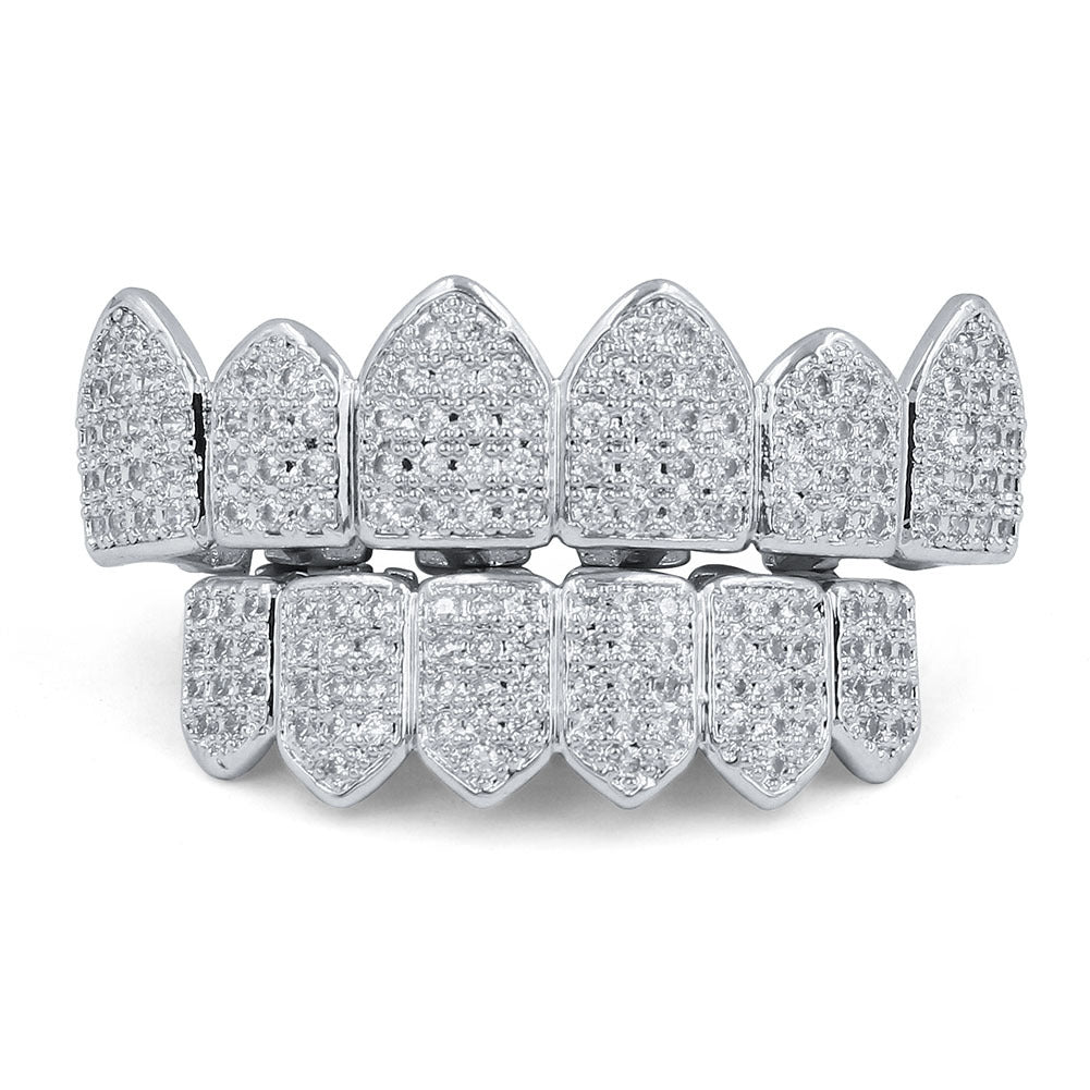 Vampire Teeth Zircon Braces 