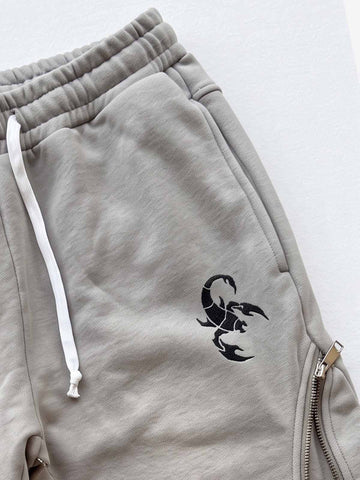 Side Zipper Deformable Pants
