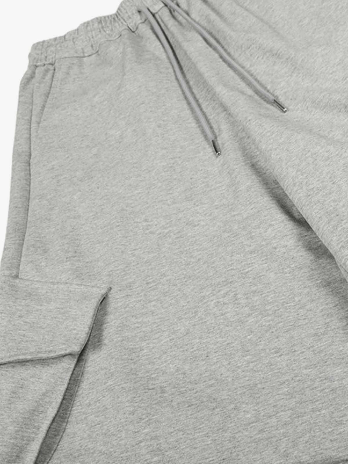 Wrinkled Detail Multi-Pocket Cargo Sweatpants