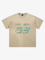 Vintage Washed Number 63 Graphic T-Shirt 