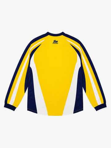 Racing Graphic Color Block Long Sleeve Tee