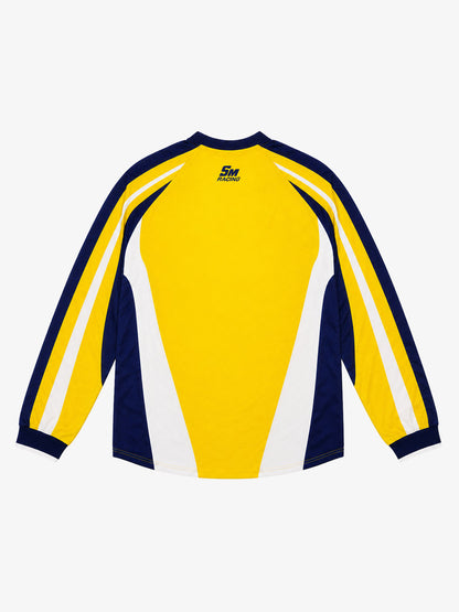 Racing Graphic Color Block Long Sleeve Tee