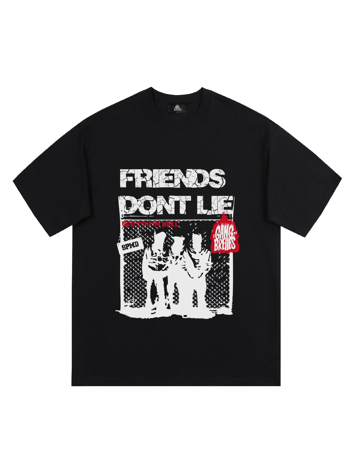 Original "Friends Don't Lie" Print T-Shirt