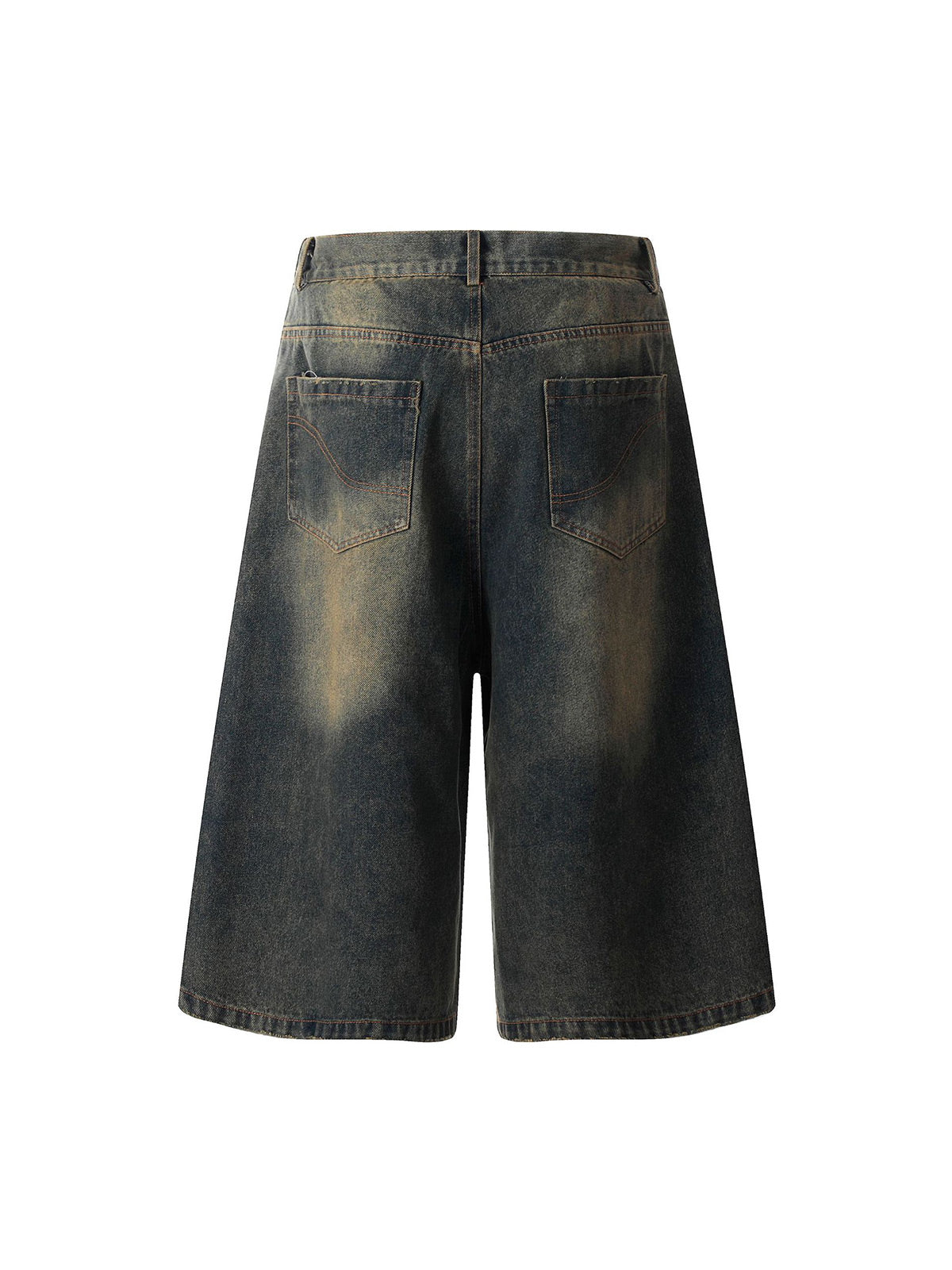 Classic Vintage Washed Denim Jort